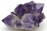 Deep Purple Amethyst Crystal Cluster - Congo #223268-1